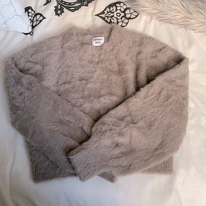 Aritzia Cozy Cropped Sweater